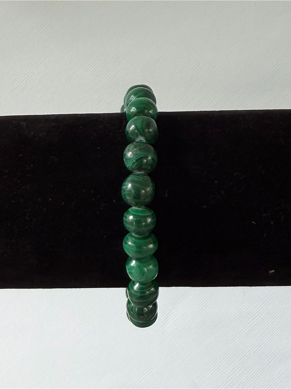 Vintage Malachite Bracelet | Green Gemstone Beaded Bracelet | Statement Jewelry